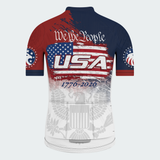 Men’s Personalized Heritage We The People 1776–2026 Cycling Jersey & Kit