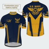 Men’s Personalized U.S. Navy Proudly Served Cycling Jersey & Kit