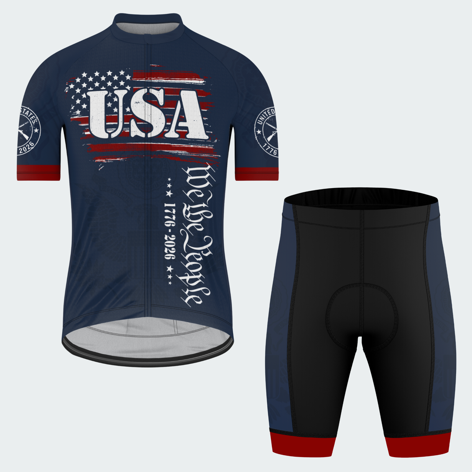Men’s We The People 1776–2026 USA Cycling Jersey & Kit