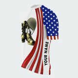 Men’s Being A Veteran Never Ends Patriotic Cycling Jersey