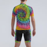 Men's Tie Dye Skull Regular Fit Cycling Kit