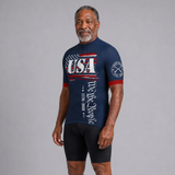 Men’s Personalized We The People 1776–2026 USA Cycling Jersey & Kit