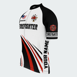 Men’s Personalized U.S. Firefighter Pride Cycling Jersey & Kit