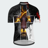 Men’s Personalized Christian Lion Cross Cycling Jersey